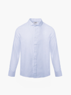 Áo Sơ Mi Sọc Thêu Huy Hiệu M Form Tailored SM180