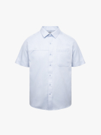 Áo Sơ Mi Tay Ngắn Thêu Logo M Form Regular SM197