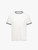 Áo Thun Cổ Tròn Phối Bo Form Regular AT180