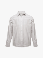 Áo Sơ Mi Sọc Thêu Logo Ngựa Form Regular SM202