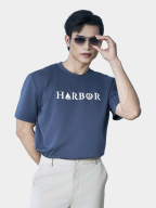 Áo Thun Cổ Tròn In Chữ Harbor Form Relaxed AT193