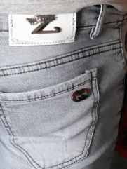 Quần Jean Skinny Trắng Xám QJ1360