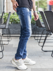 Quần Jeans Rách Xanh Đen QJ1632