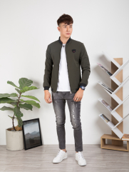 Áo Khoác Kaki Rêu AK259