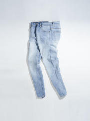 Quần Jeans Trơn Form Regular QJ019 Màu Xanh