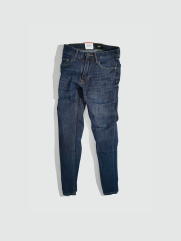 Quần Jeans Trơn Form Slimfit QJ021 Màu Xanh Đen