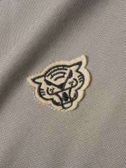 Áo Polo Slimfit Logo Đầu Cọp PO050 Màu Xám