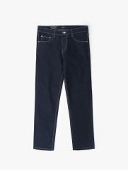Quần Jeans Slimfit Trơn QJ063 Màu Xanh