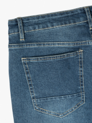 Quần Jeans Xanh Slimfit Rách QJ073 Màu Xanh