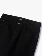 Quần Jeans Đen Slimfit Túi Kiểu QJ077 Màu Đen