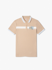 Áo Polo In Regular Mèo Đeo Kính PO101