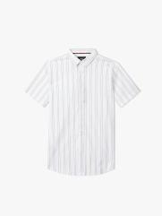 Áo Sơ Mi Sọc Slimfit Viền Màu SM128