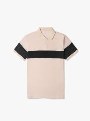 Áo Polo Tổ Ong Phối Sọc Ngang Form Slimfit PO104