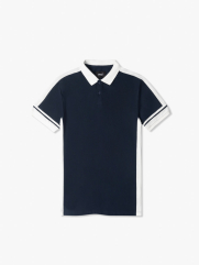 Áo Polo Mắt Chim Phối Vai Form Regular PO106