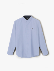Áo Sơ Mi Oxford Thêu Logo 4M SM085