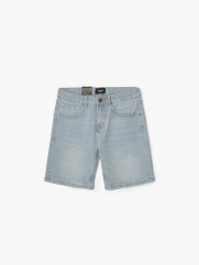 Quần Short Jeans Thêu Wave Form Regular QS043