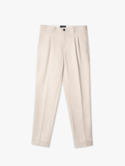 Quần Tây Xếp Li Thêu Form Slimfit Crop QT055