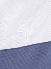 Áo Polo Rã Phối Thêu Logo Form Slimfit PO123 Màu Xanh Đá