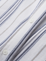 Áo Sơ Mi Linen Sọc Tay Ngắn Form Loose SM148