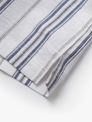 Áo Sơ Mi Linen Sọc Tay Ngắn Form Loose SM148