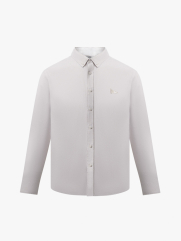 Áo Sơ Mi Oxford Cổ Button-Down Thêu Ngực Form Regular SM149 Màu Be