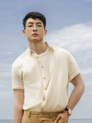 Áo Sơ Mi Linen Tay Ngắn May Tag 4MEN Form Regular SM146 Màu Trắng