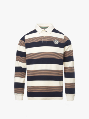 Áo Rugby Shirt Sọc Ngang In Logo Preppy Heritage Ở Ngực Form Regular PO150 Sọc Xanh Đen