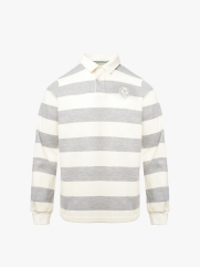 Áo Rugby Shirt Sọc To In Logo Preppy Heritage Ở Ngực Form Regular PO152 Sọc Xám