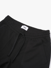 Quần Short Lưng Thun Túi Xéo Gắn Tag Silicon 4M Form Regular QS064 Màu Đen