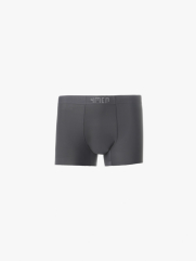 Quần Boxer Thun Lạnh In Logo 4MEN QL062 Màu Xám Đậm