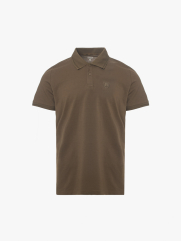 Áo Polo Modal In Logo M Form Slimfit PO157 Màu Nâu