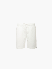 Quần Short Kaki Lưng Thun Gắn Nhãn Trang Trí Form Straight QS067 Màu Trắng