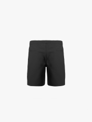 Quần Short Kaki Lưng Thun Gắn Nhãn Trang Trí Form Straight QS067 Màu Đen