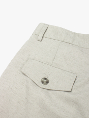Quần Short Linen Trơn Form Straight QS068