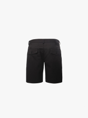 Quần Short Linen Trơn Form Straight QS068 Màu Đen