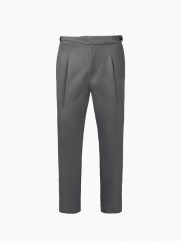 Quần Tây Sidetab Hai Bên Slimfit Trơn QT067 Màu Xám