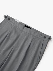 Quần Tây Sidetab Hai Bên Slimfit Trơn QT067 Màu Xám