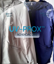 Áo Khoác Dù Chống Nắng UV-PROX Trơn Form Regular AK074 Màu Xanh Đen