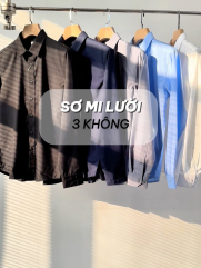 Áo Sơ Mi Trơn Vải Modal Ít Nhăn Form Slimfit SM079 Màu Xanh Đen