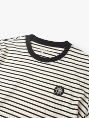 Áo Thun Sọc Thêu Logo 4M Tròn Form Slimfit AT167