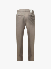 Quần Tây Sidetab Hai Bên Slimfit Trơn QT067 Màu Nâu