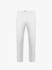 Quần Tây Trơn Form Slimfit QT050 Màu Trắng