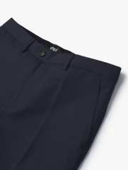 Quần Tây Trơn Form Slimfit QT050 Màu Xanh Đen