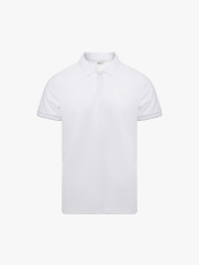 Áo Polo Cool-X Thêu Logo Tròn 4M Form Regular PO167 Màu Trắng