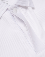 Áo Polo Cool-X Thêu Logo Tròn 4M Form Regular PO167 Màu Trắng