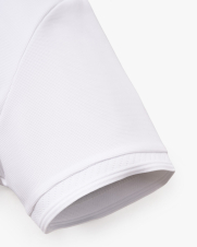 Áo Polo Cool-X Thêu Logo Tròn 4M Form Regular PO167 Màu Trắng