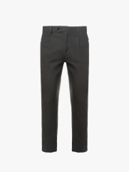 Quần Kaki Diễu 2 Bên Miệng Túi Form Slimfit QK031 Màu Xám Đậm