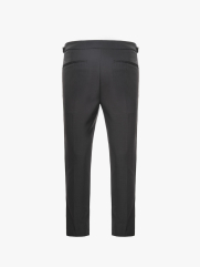 Quần Tây Sidetab Trơn Form Slimfit QT069 Màu Xám