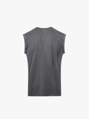Áo Ba Lỗ In Logo 4MEN Club Sau Lưng Form Regular AT179 Màu Xám