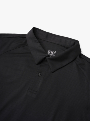 Áo Polo Thể Thao In Chữ Sport Ở Ngực Form Regular Sport PO168 Màu Đen